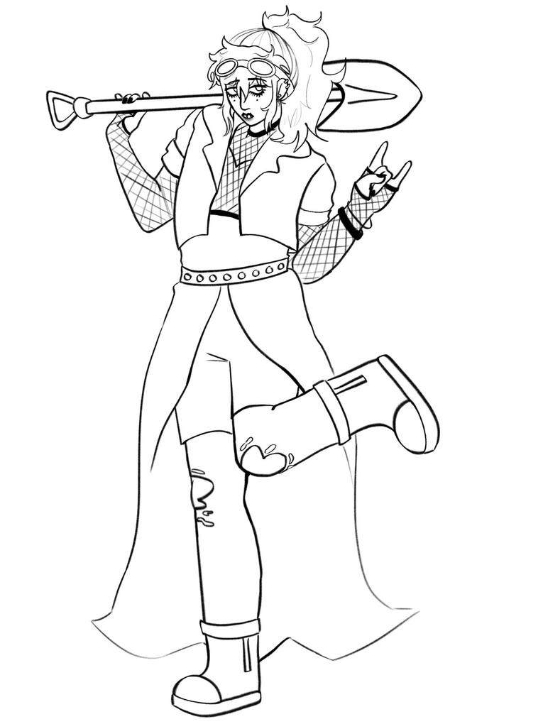 Fullbody Lineart Only